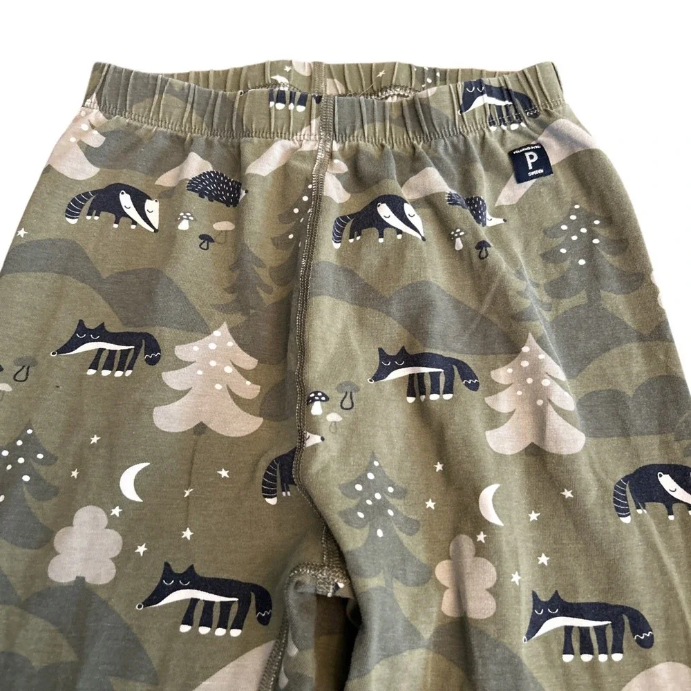 Polarn O. Pyret Boys Pajama Pants Sweden Bundle of 2 6-8 Yrs 8-10 Yrs Forest
